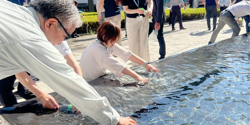 「打ち水イベント」を実施しました